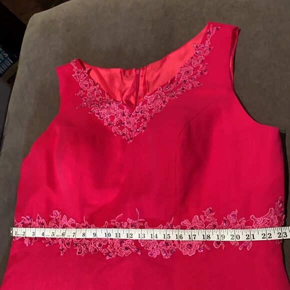 Women’s Pink Plus Sized Formal Party Dress with Matching Jacket Size 24 - Picture 10 of 11